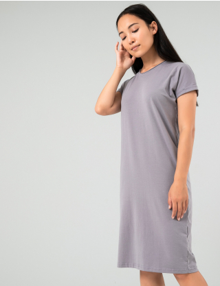 Жіноча сіра сукня-футболка