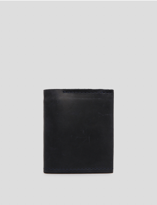 Жіночий синій шкіряний гаманець