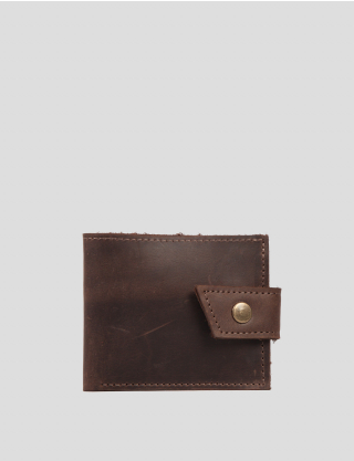 Коричневий шкіряний гаманець