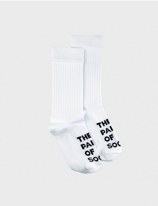 Чоловічі білі шкарпетки