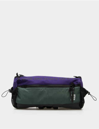 Зелено-фіолетова сумка