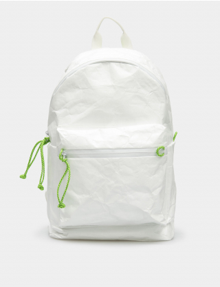 Білий рюкзак з тайвеку