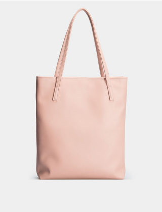 Жіноча рожева сумка з екошкіри
