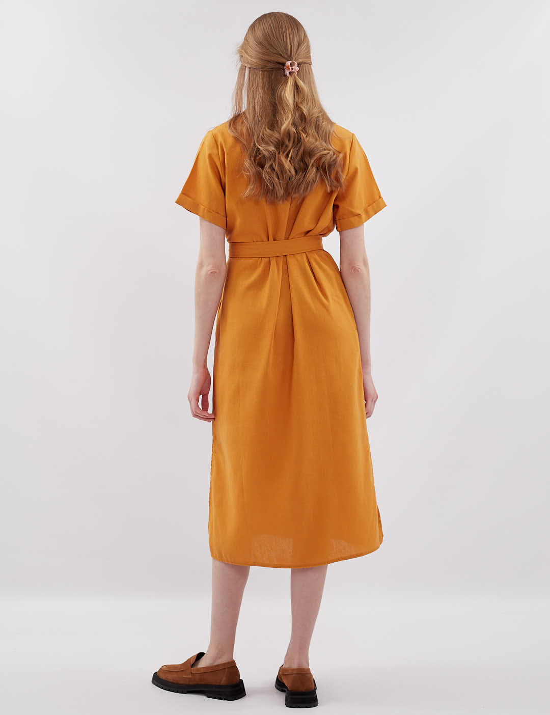 Картинка Сукня Voyager dress міді жовта