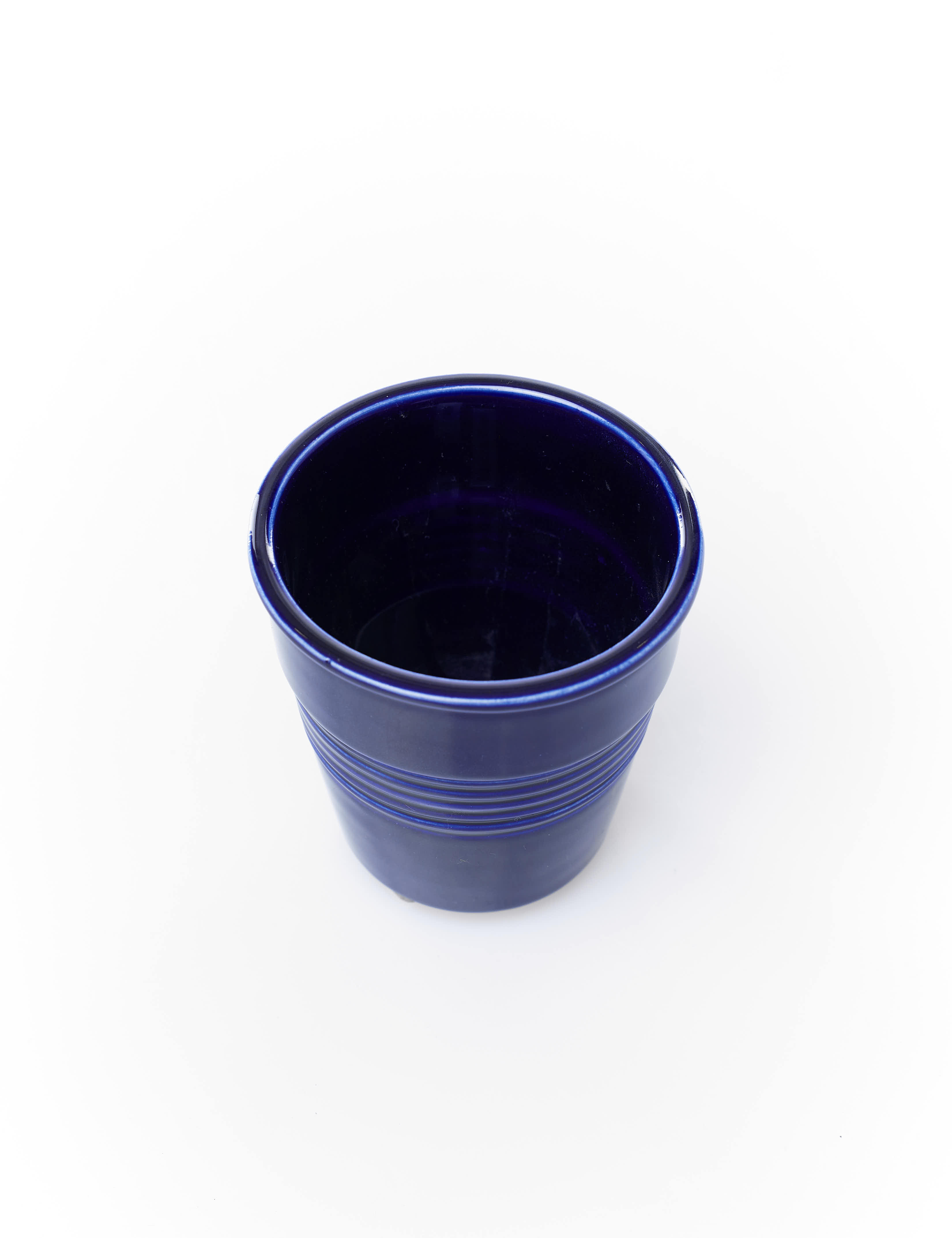 Картинка Склянка керамічна темно-синя, 280 мл
