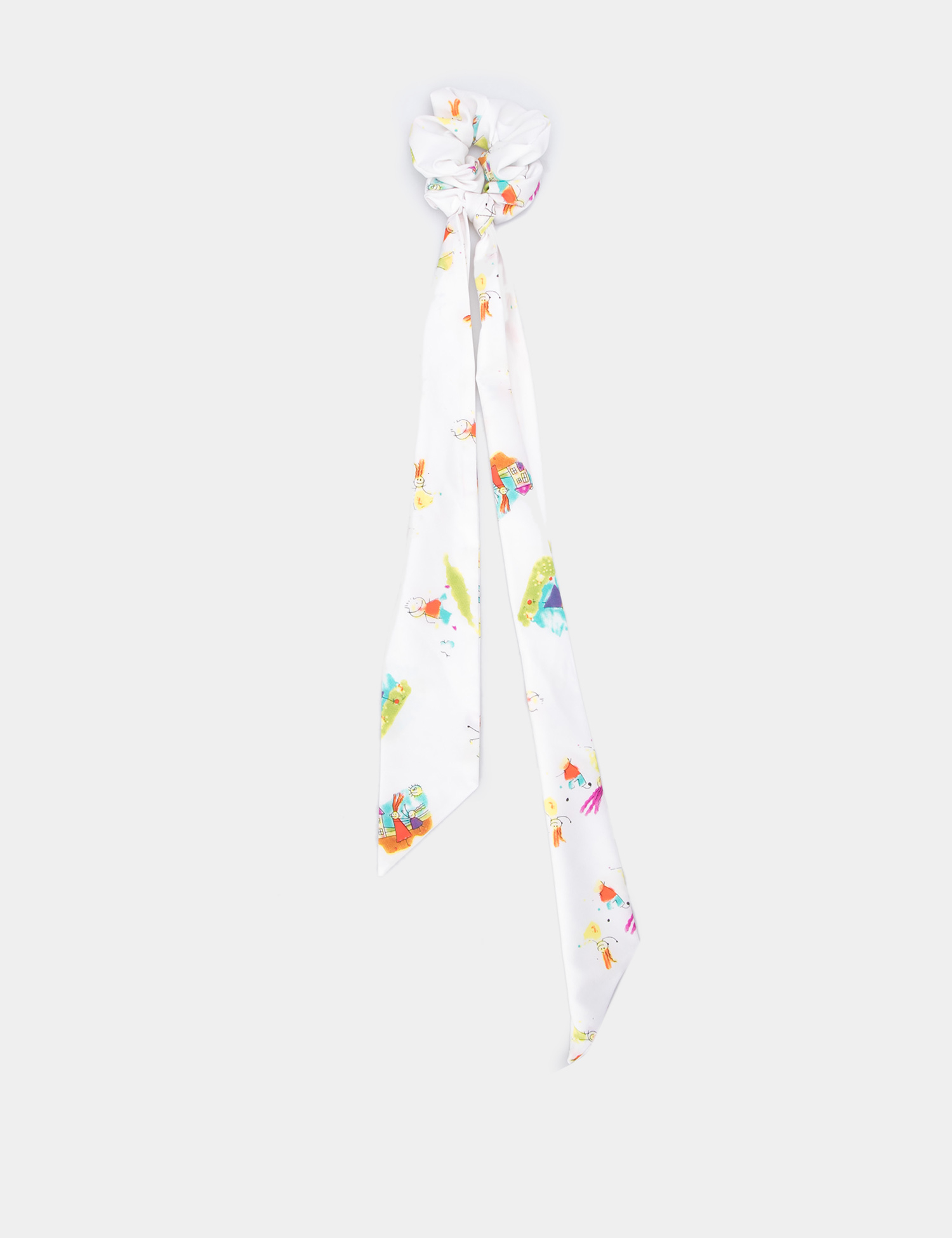 Картинка Біла пов'язка з візерунком