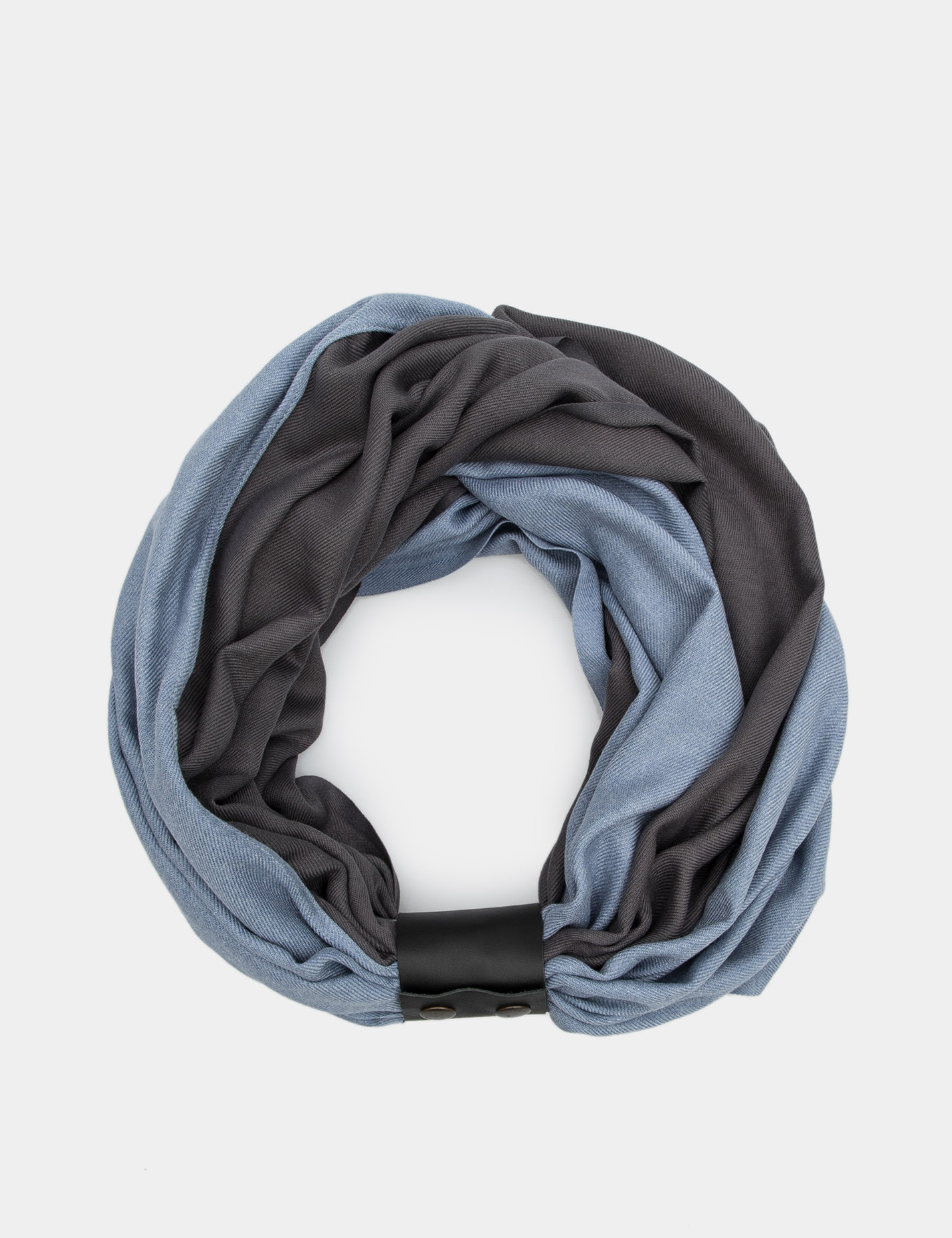 Картинка Синій снуд з кашеміру