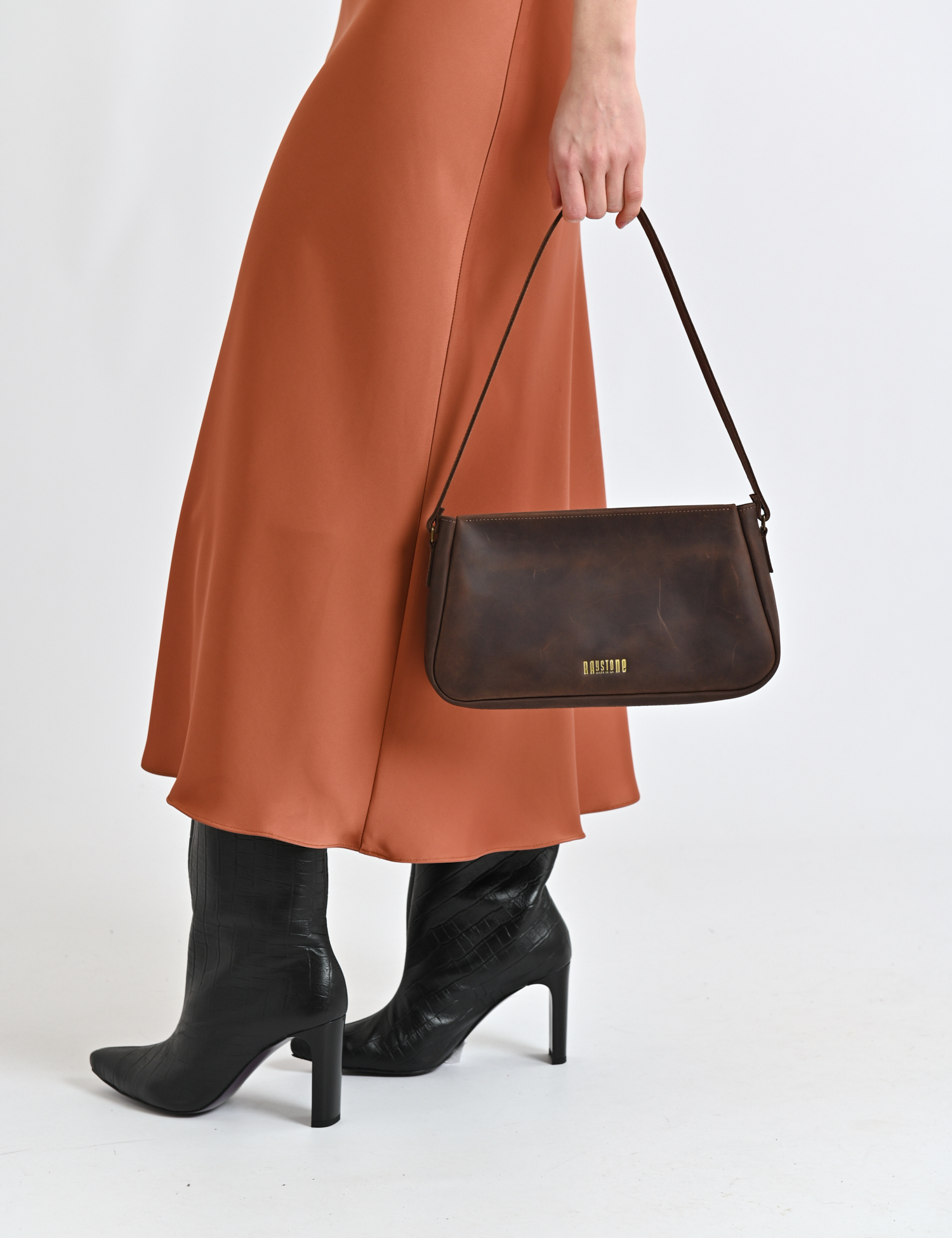 Картинка Сумка коричнева шкіряна