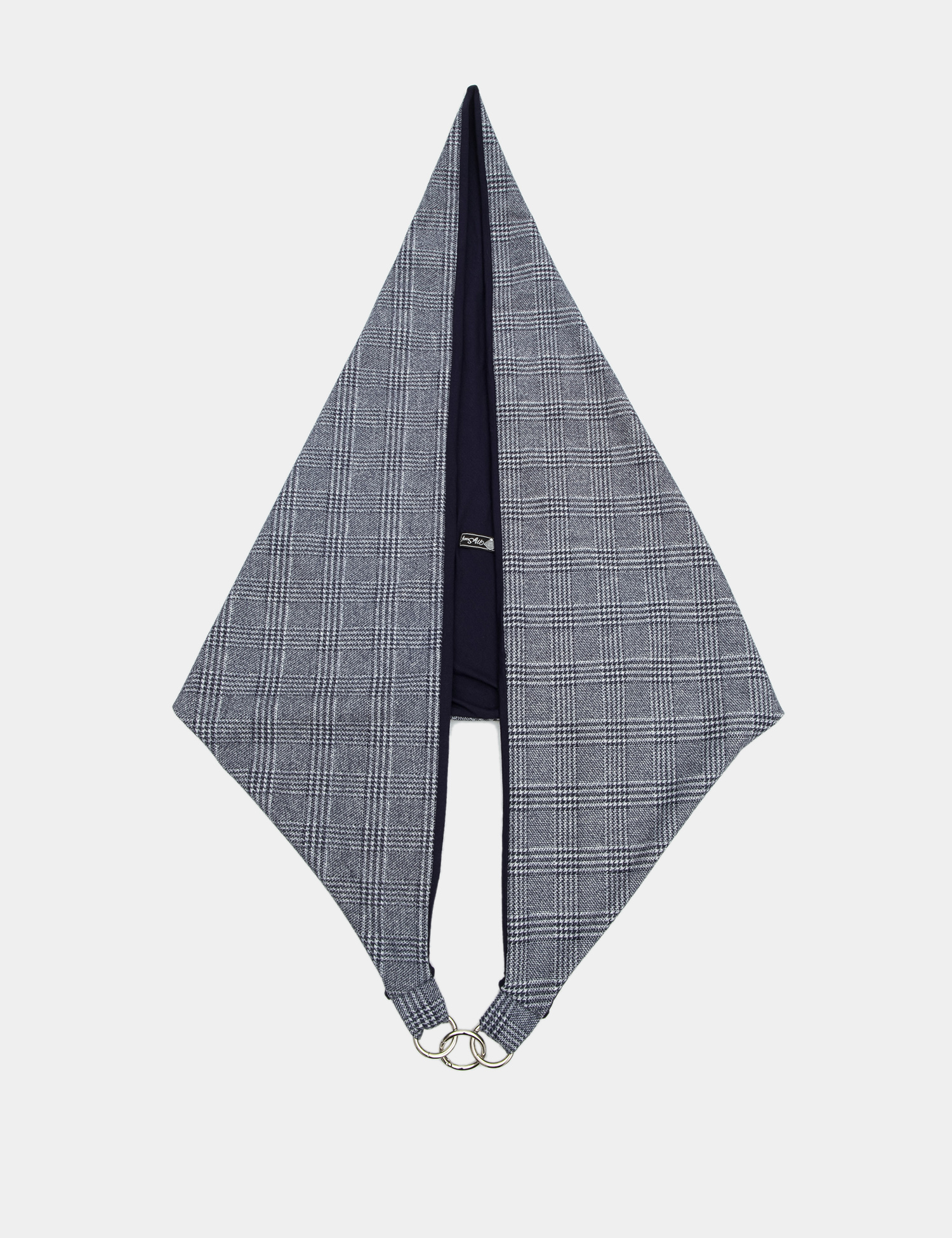 Картинка Синьо-сірий шарф