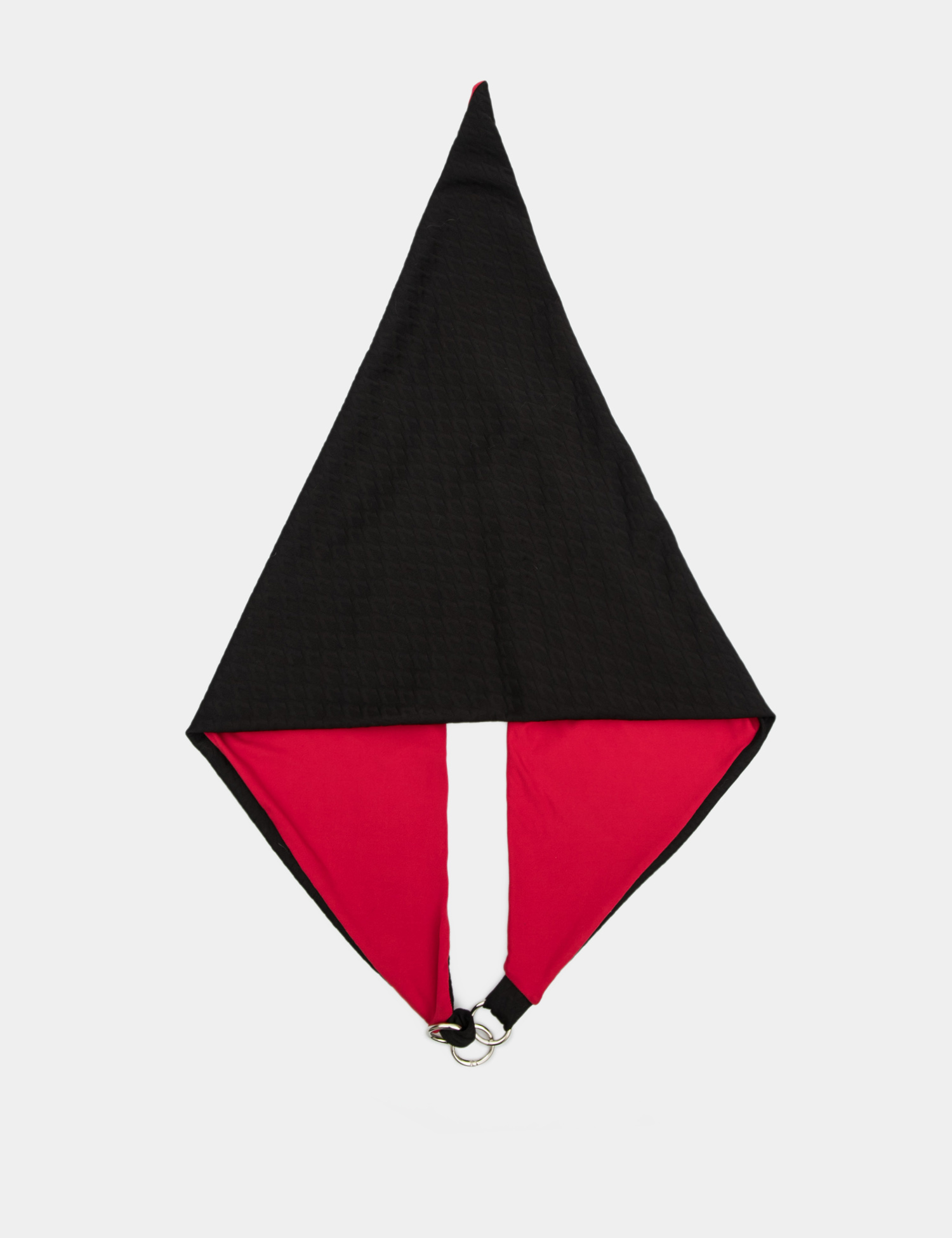 Картинка Чоловічий червоно-чорний шарф