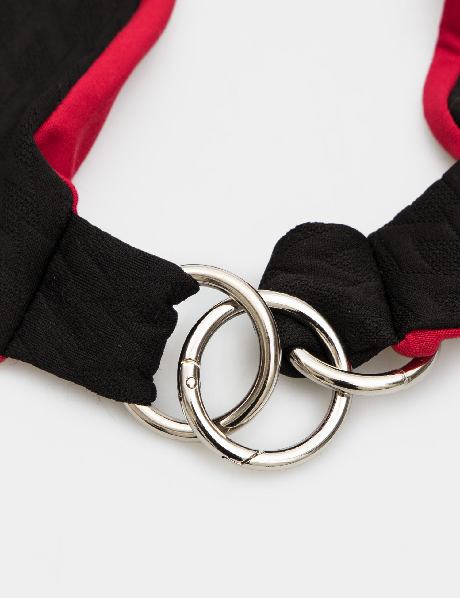 Картинка Чоловічий червоно-чорний шарф