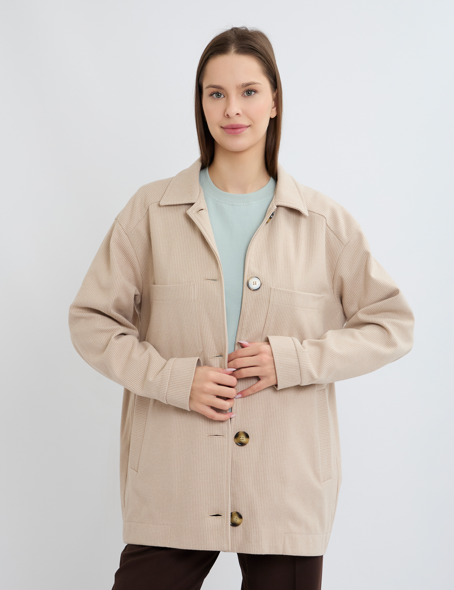 Картинка Сорочка бежева 