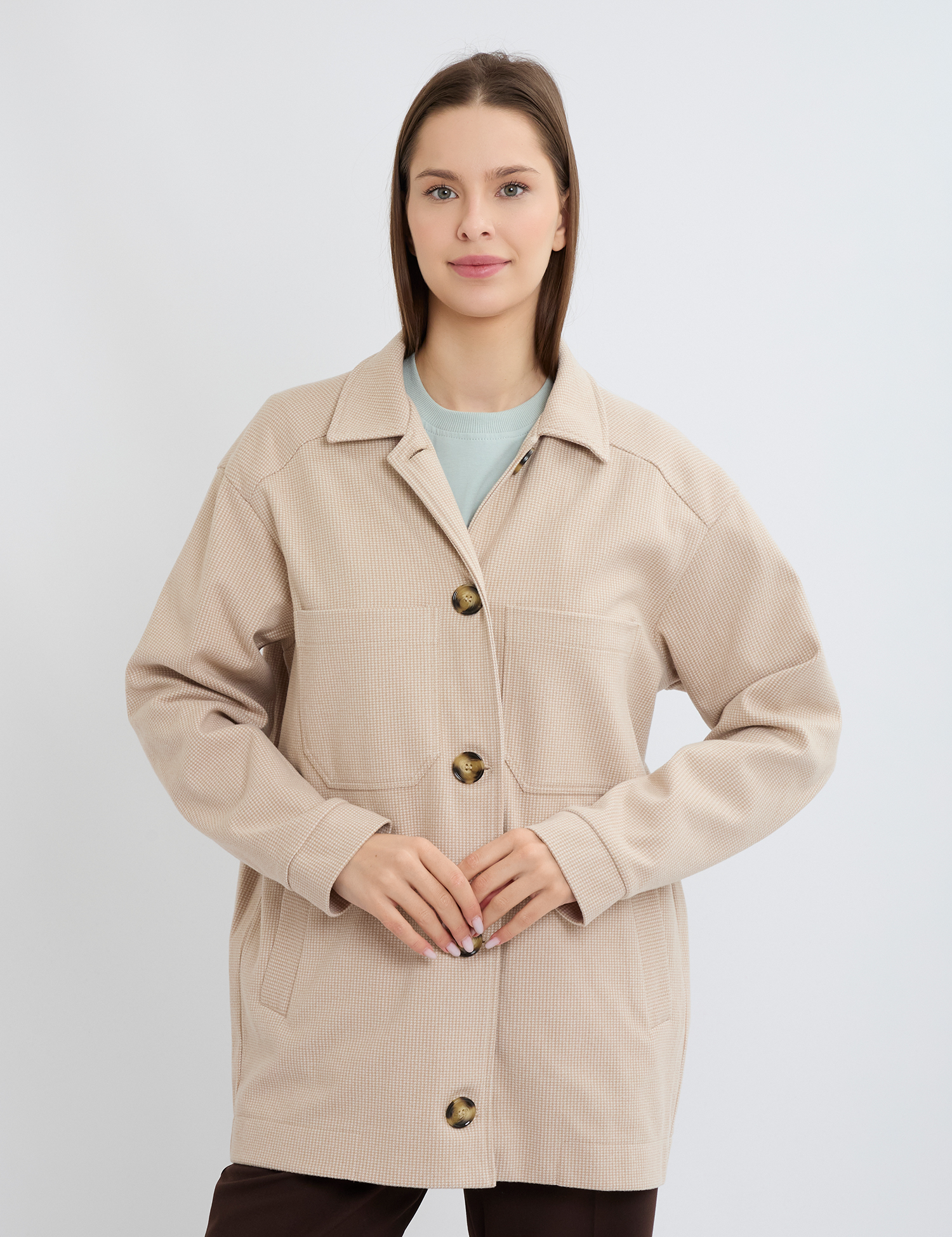 Картинка Сорочка бежева 