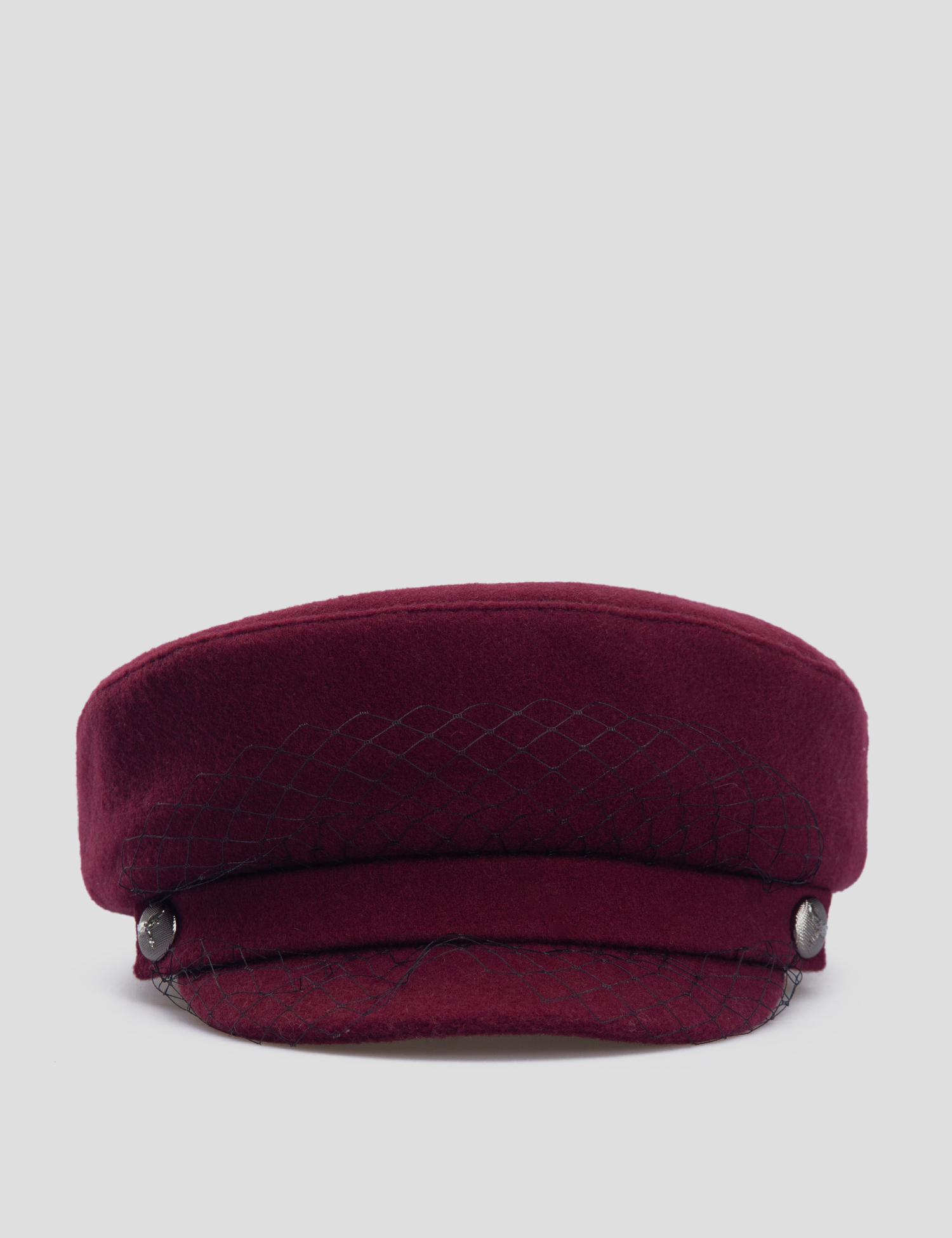 Картинка Жіноча бордова кепка з сіткою