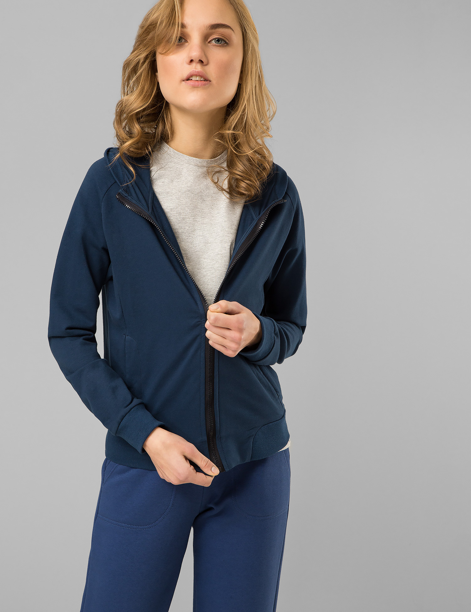 Картинка Жіноче синє худі