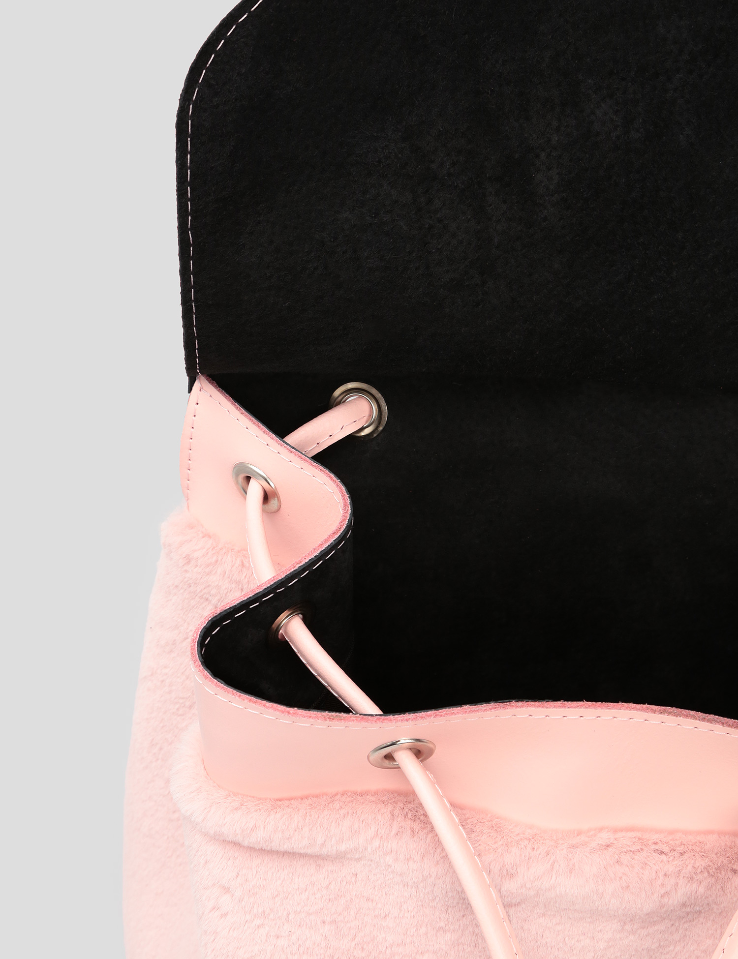 Картинка Жіночий рожевий шкіряний рюкзак