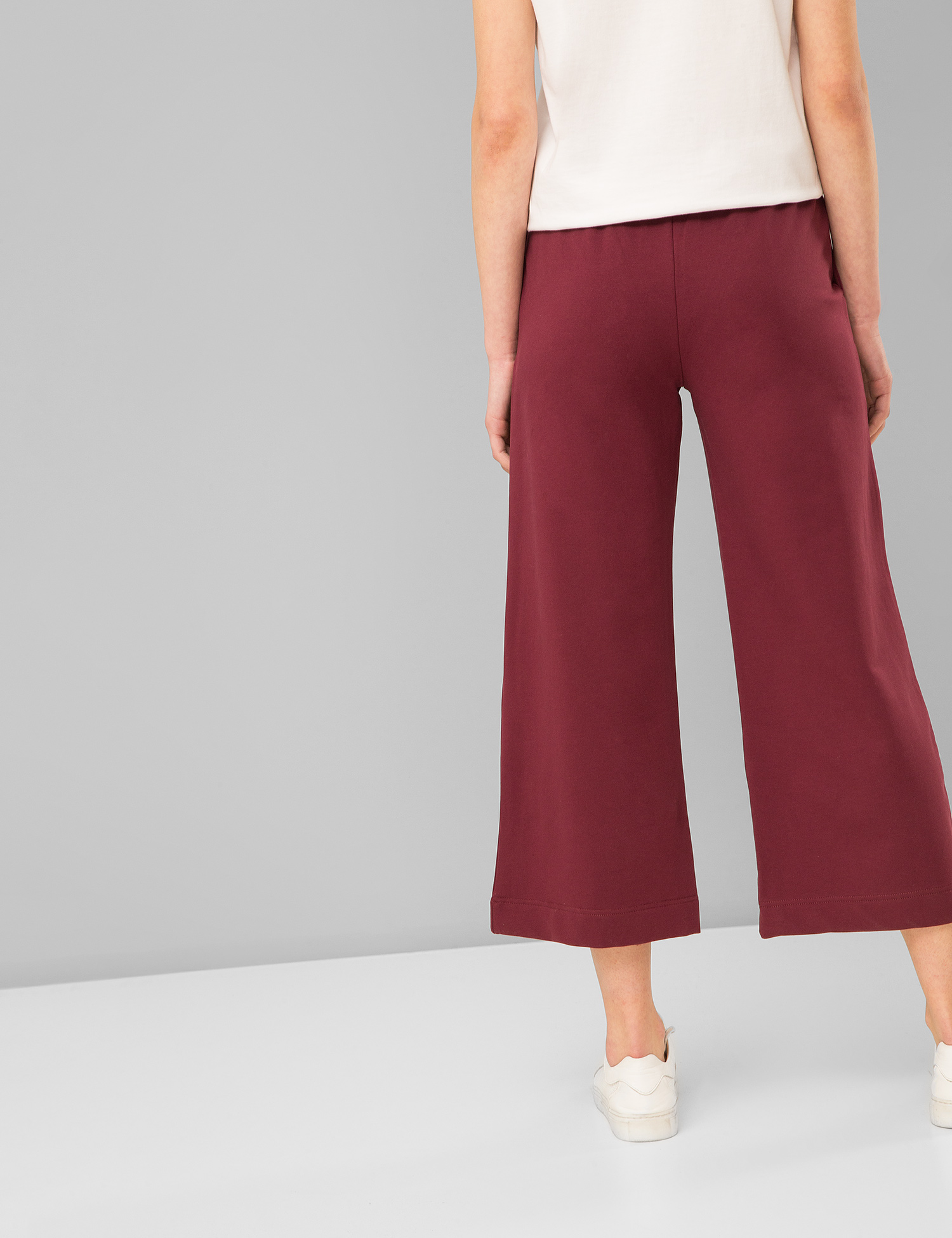 Картинка Жіночі бордові кюлоти