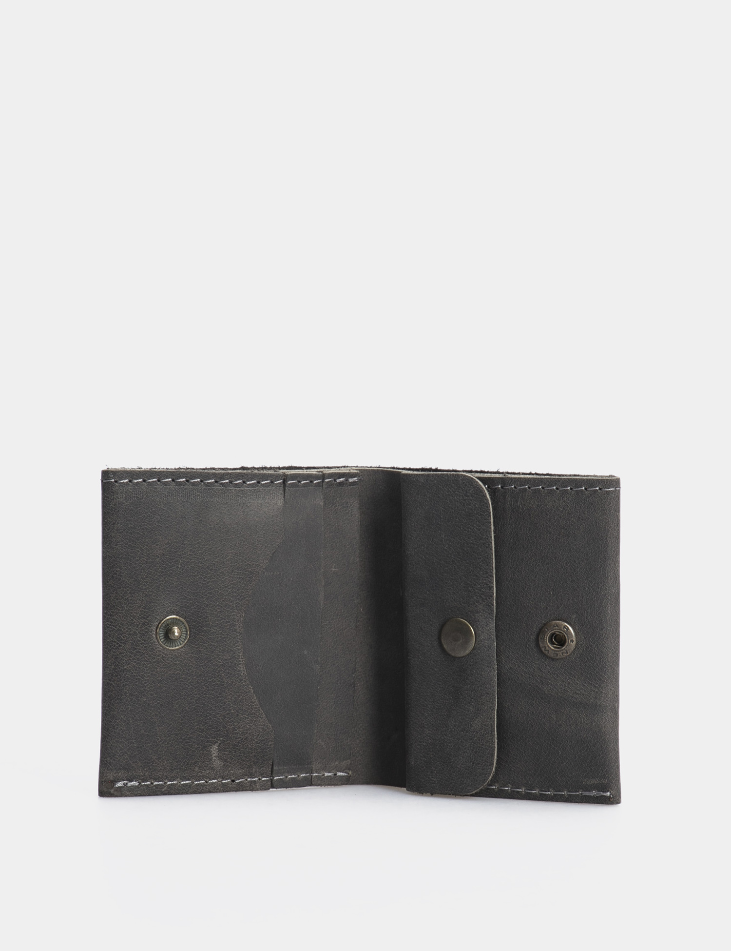 Image Сірий шкіряний гаманець