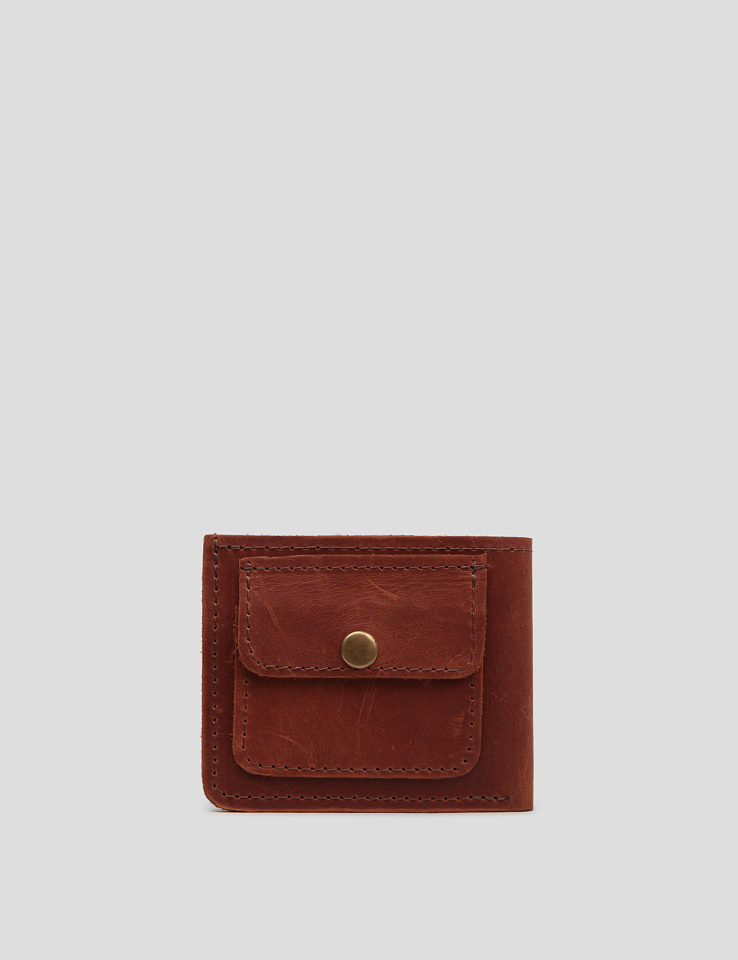 Картинка Жіночий помаранчевий шкіряний гаманець