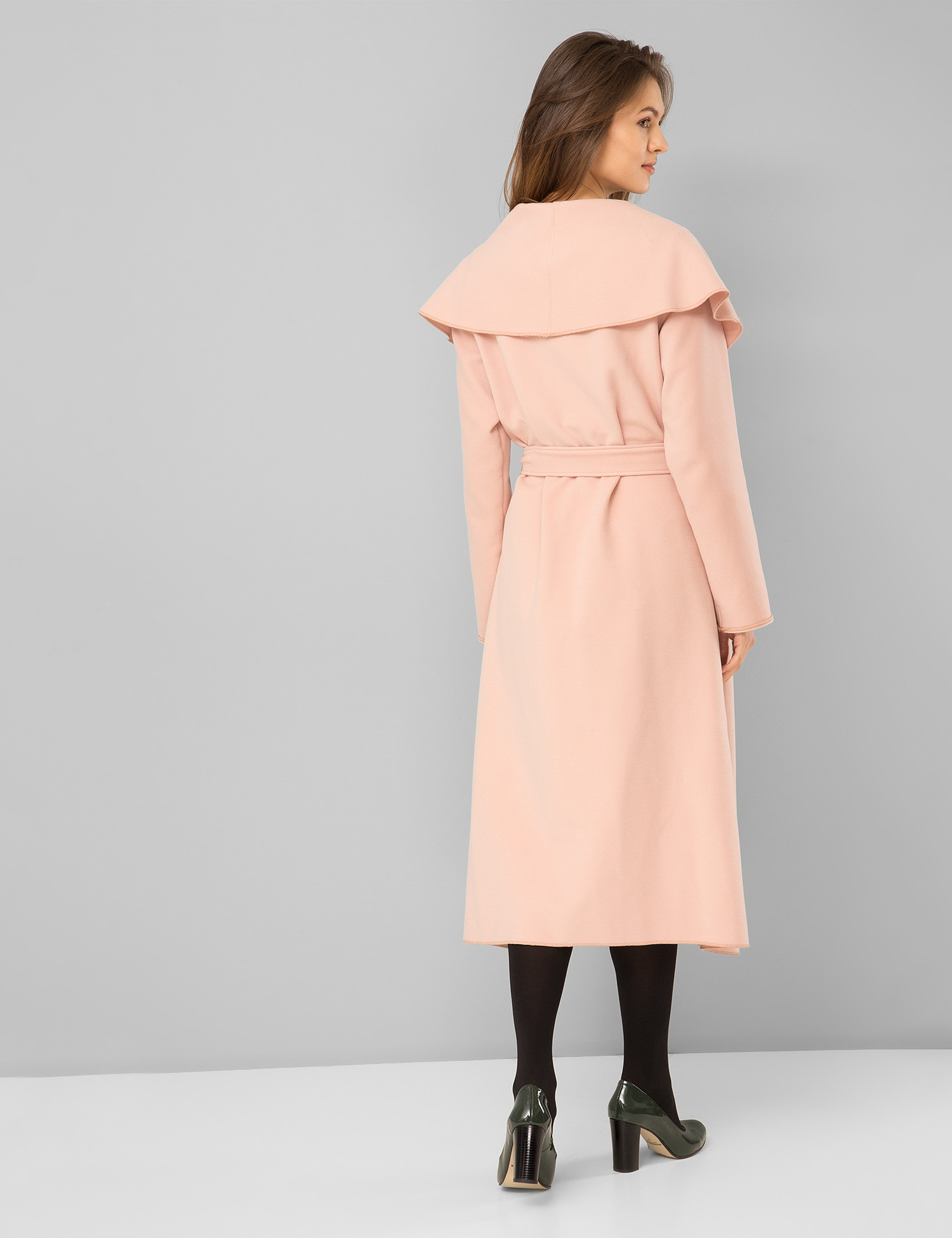 Картинка Жіноче персикове пальто	