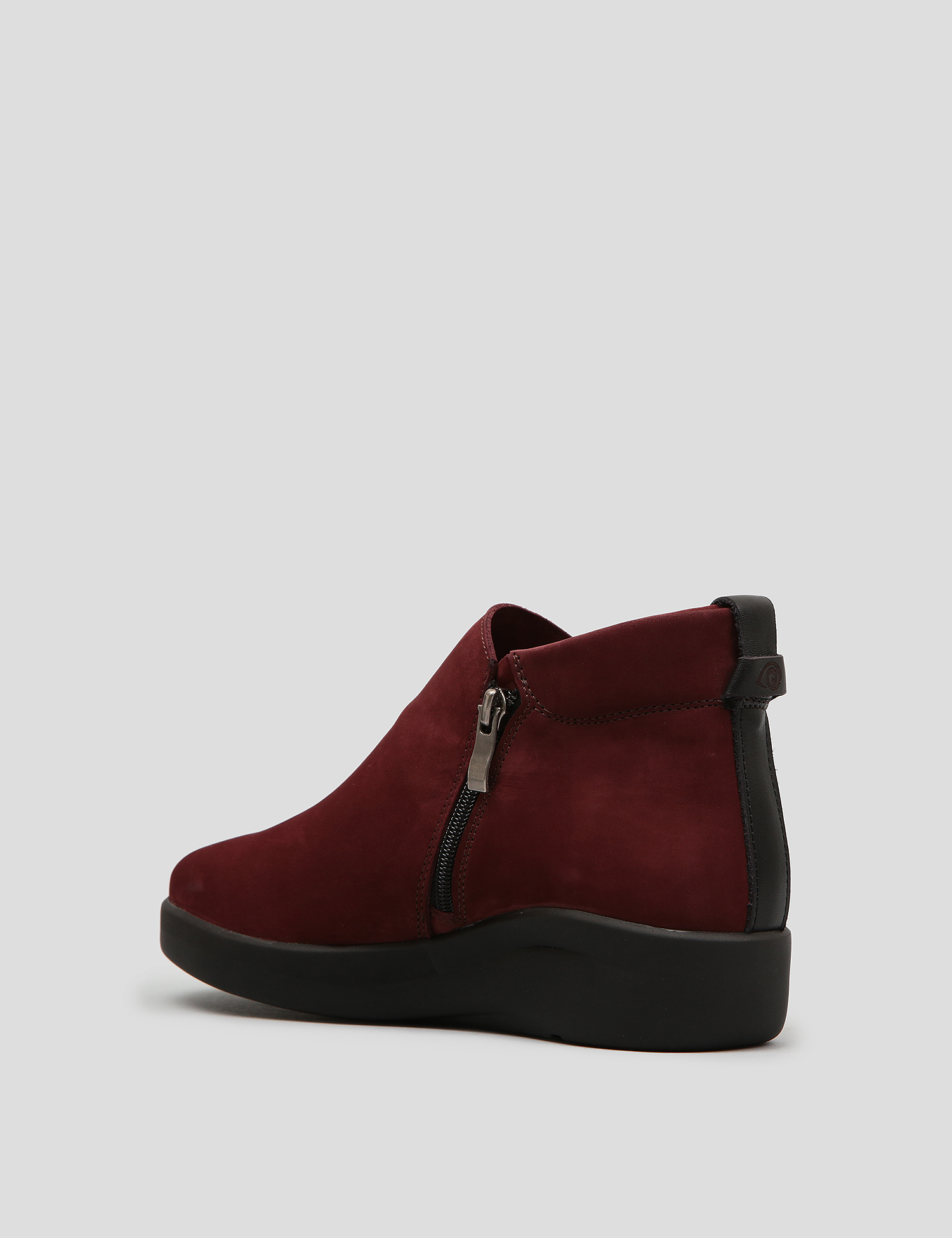 Картинка Жіночі бордові шкіряні черевики