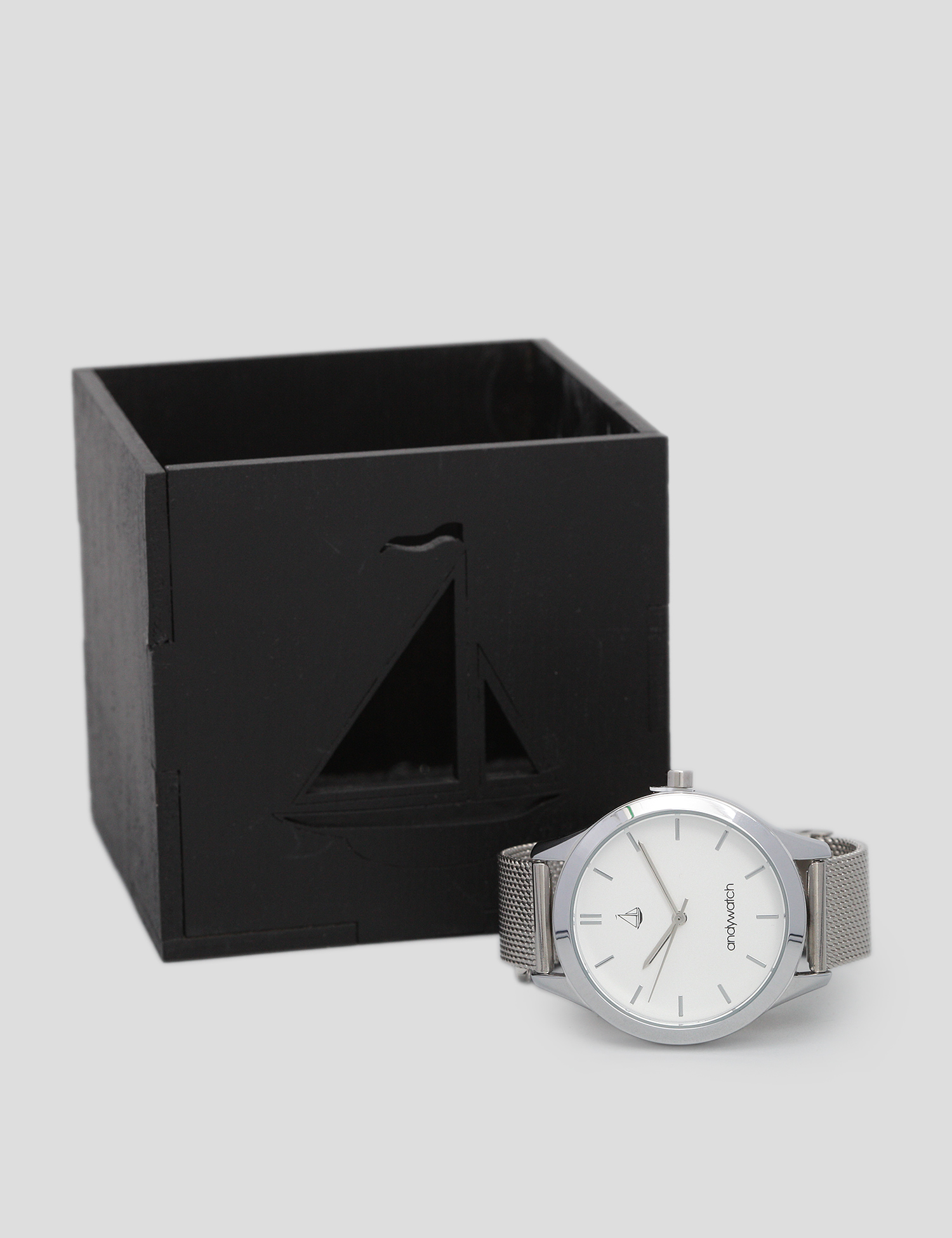Картинка Жіночий сріблястий наручний годинник