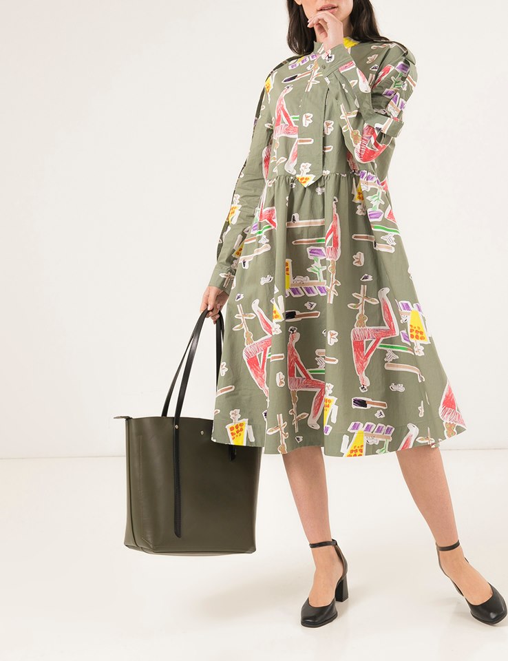 Картинка Світло-зелена шкіряна сумка