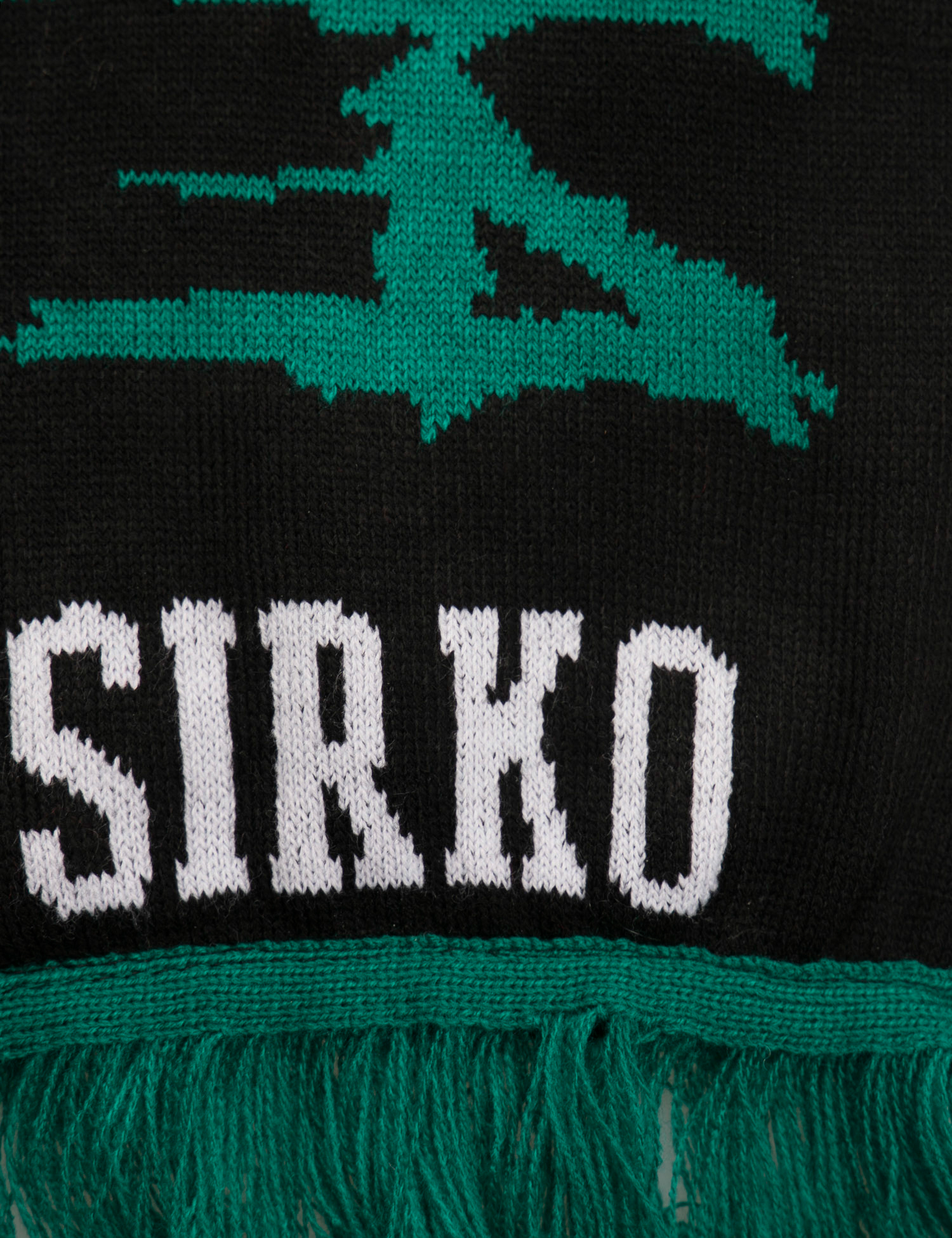 Картинка Чорно-зелений шарф