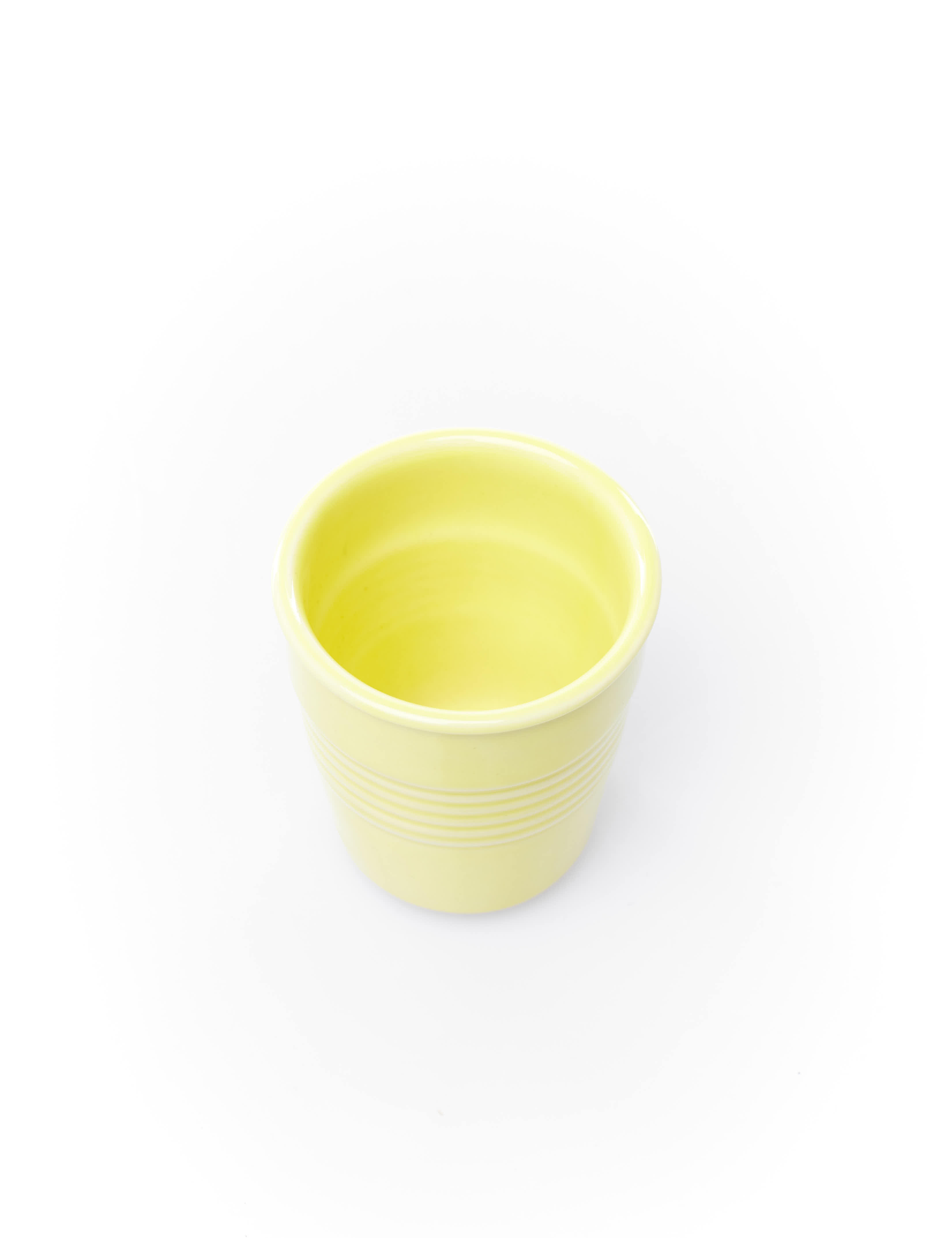 Картинка Склянка керамічна жовта, 150 мл