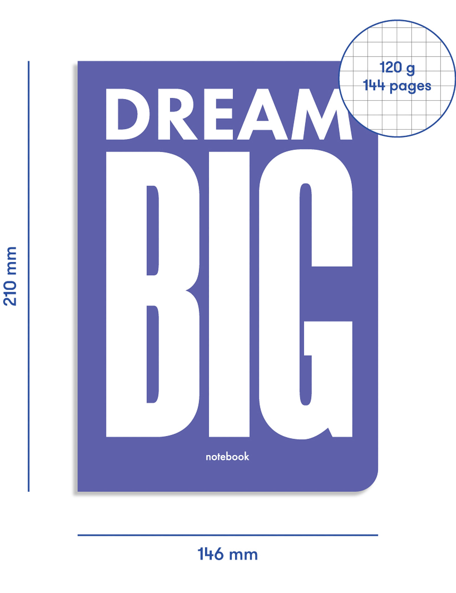 Картинка Блокнот "Dream BIG"