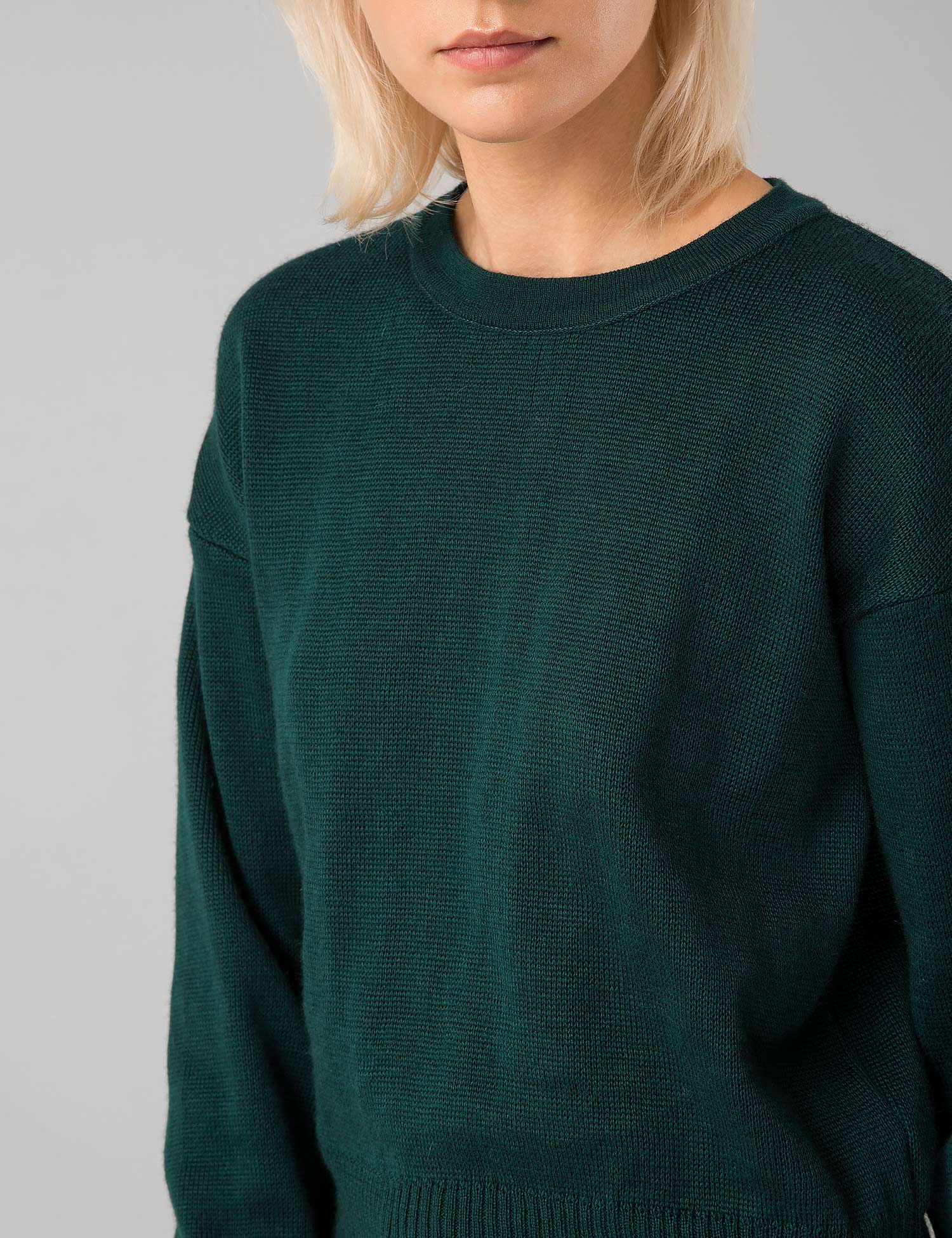 Картинка Жіночий зелений джемпер	