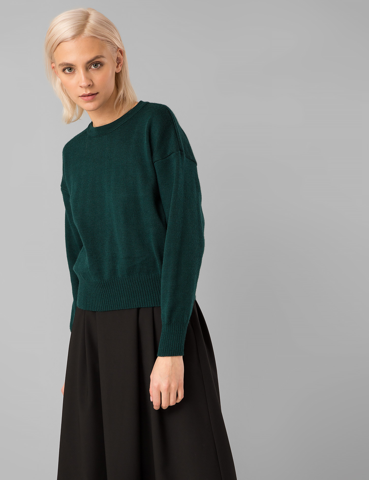 Картинка Жіночий зелений джемпер	