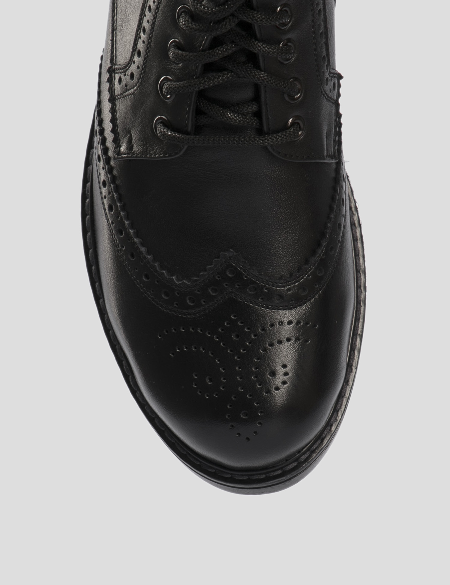 Картинка Чоловічі чорні шкіряні черевики