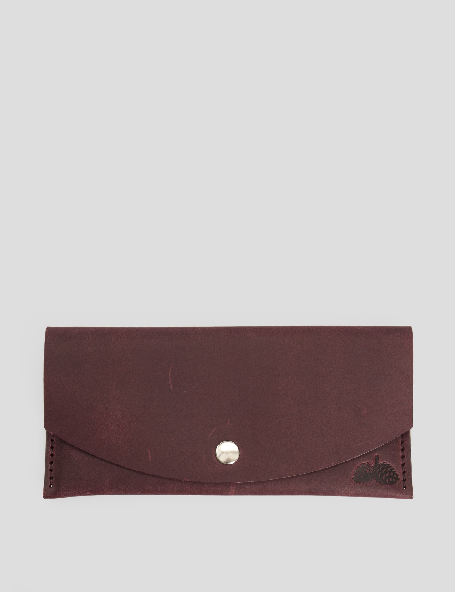 Картинка Бордовий шкіряний  гаманець