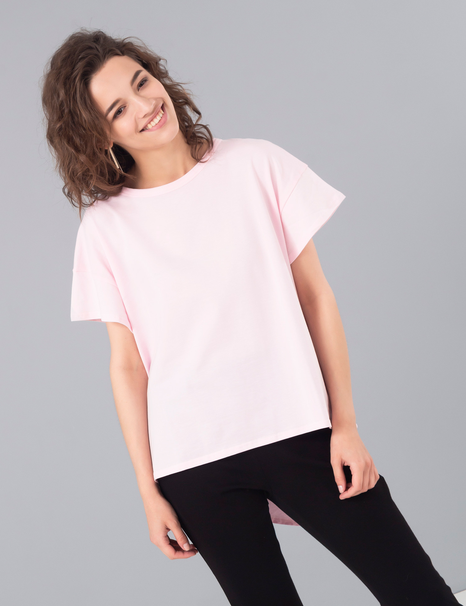 Картинка Жіноча рожева футболка