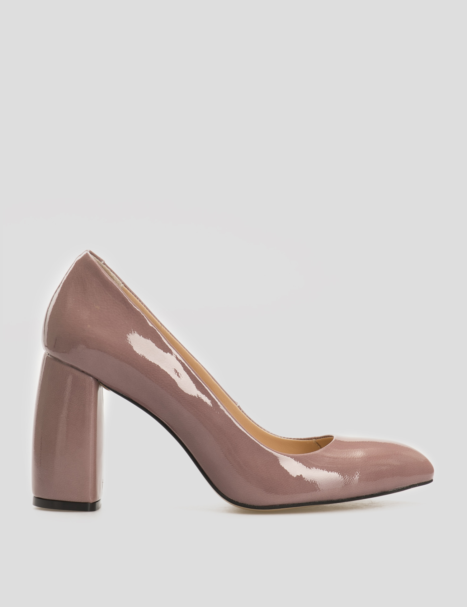 Картинка Жіночі рожеві шкіряні туфлі на підборах
