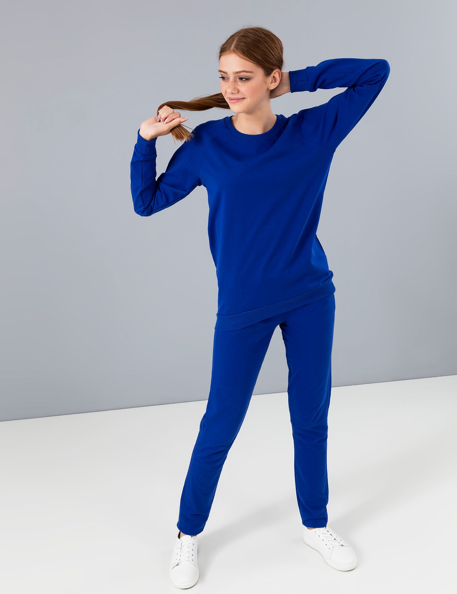 Картинка Жіночі сині спортивні штани