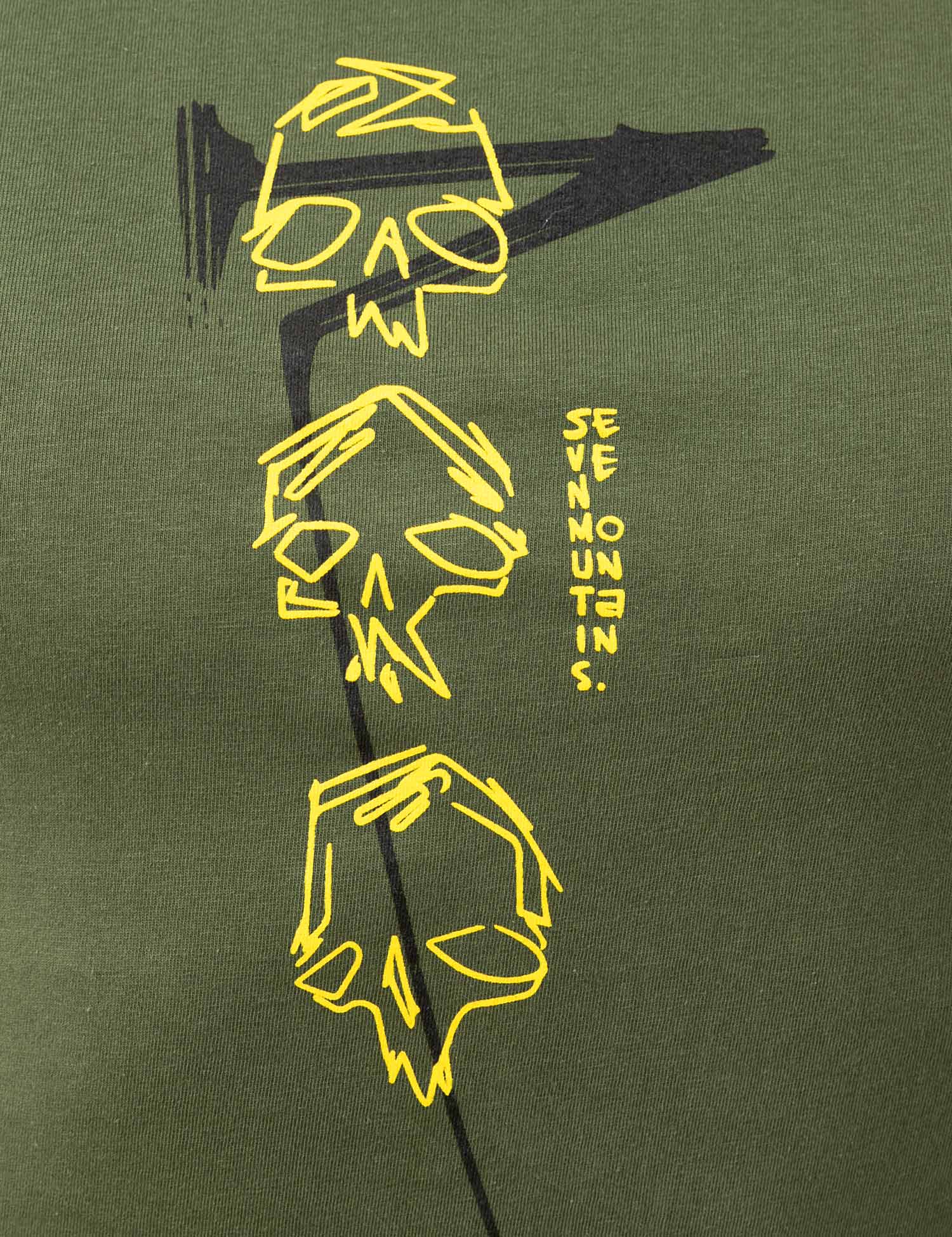 Картинка Чоловіча зелена футболка з принтом
