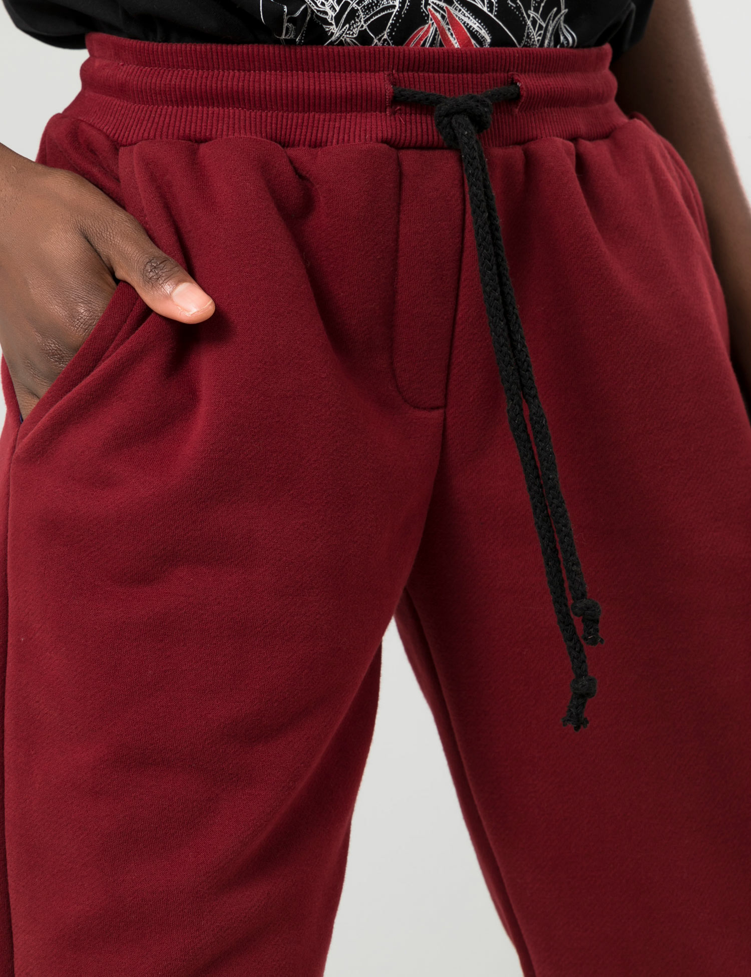 Картинка Жіночі бордові штани