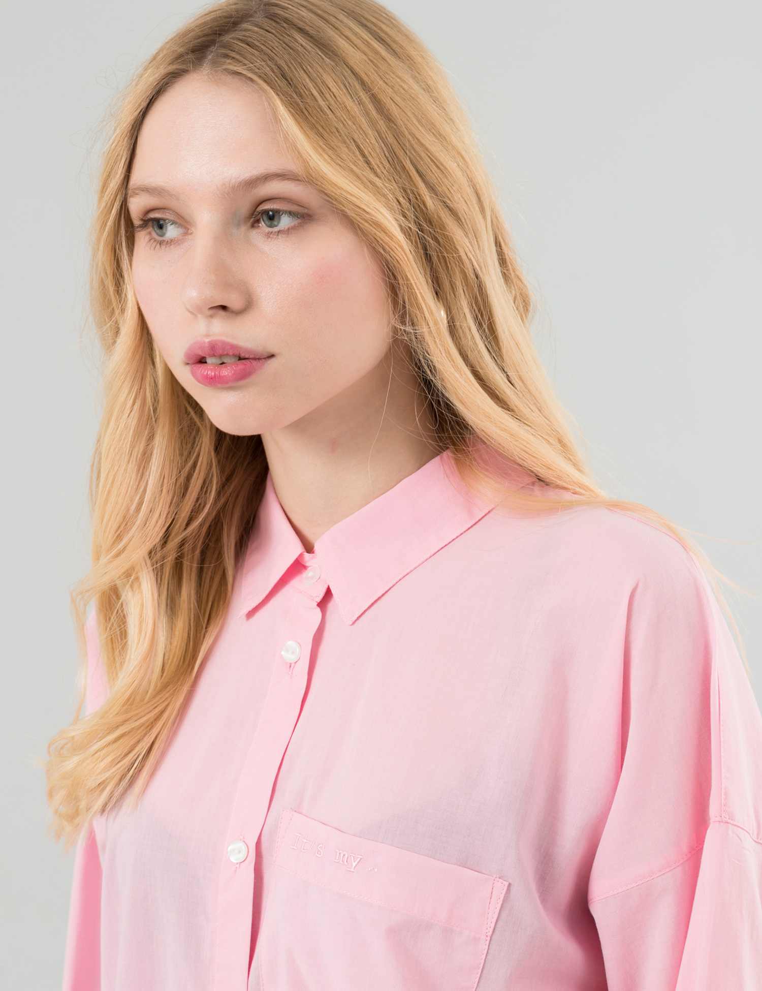 Картинка Жіноча рожева сорочка