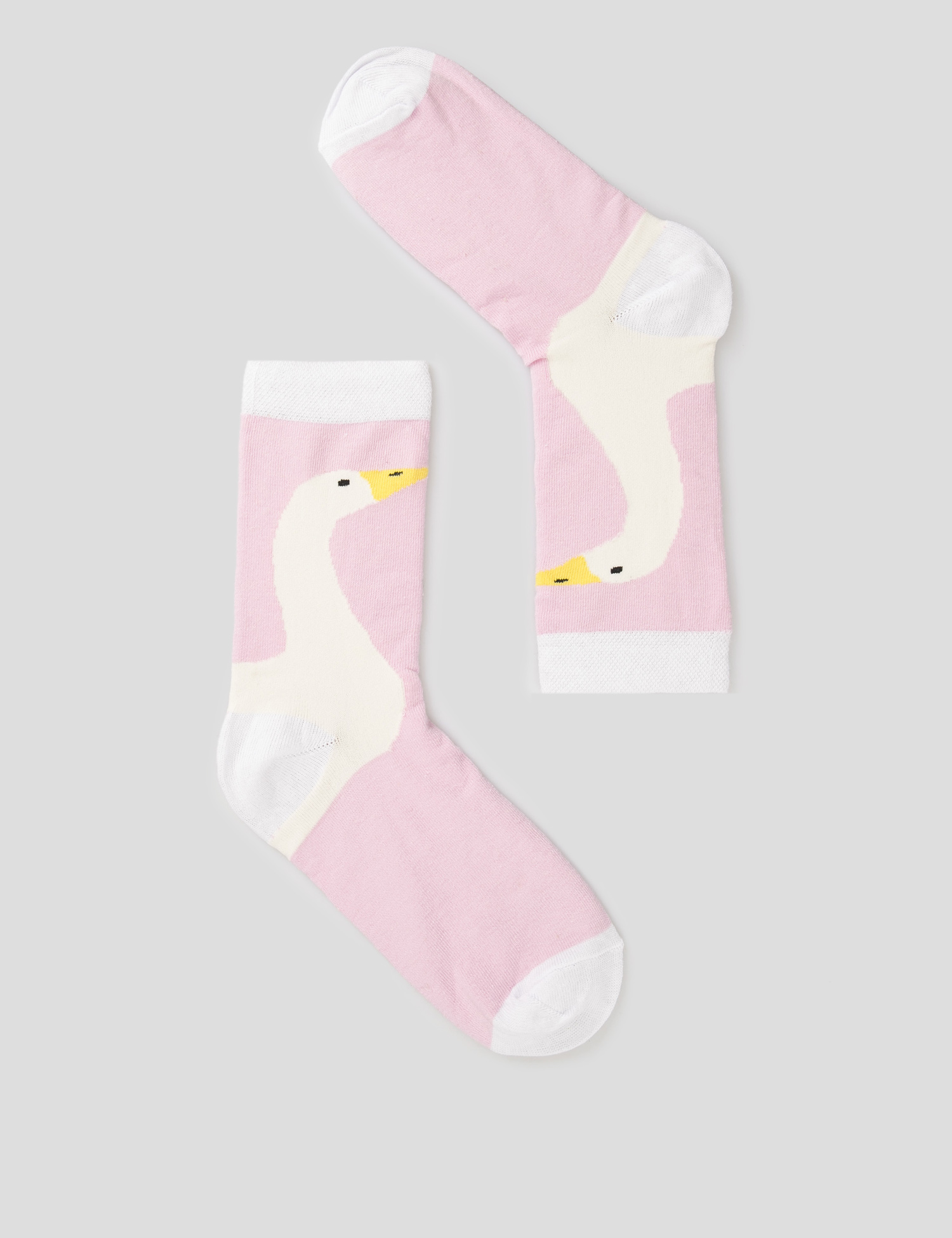 Картинка Жіночі рожеві шкарпетки з візерунком