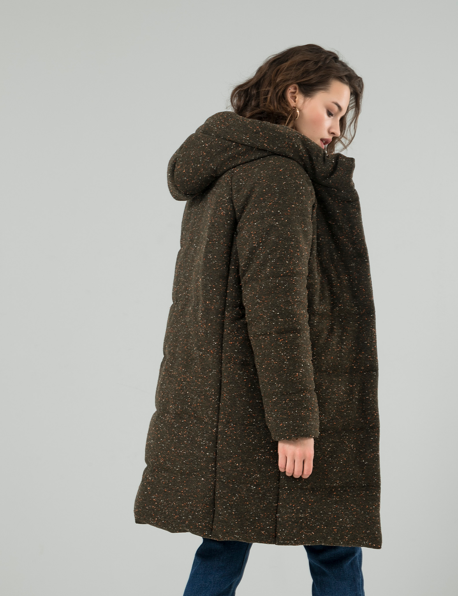 Картинка Жіночий зелений пуховик