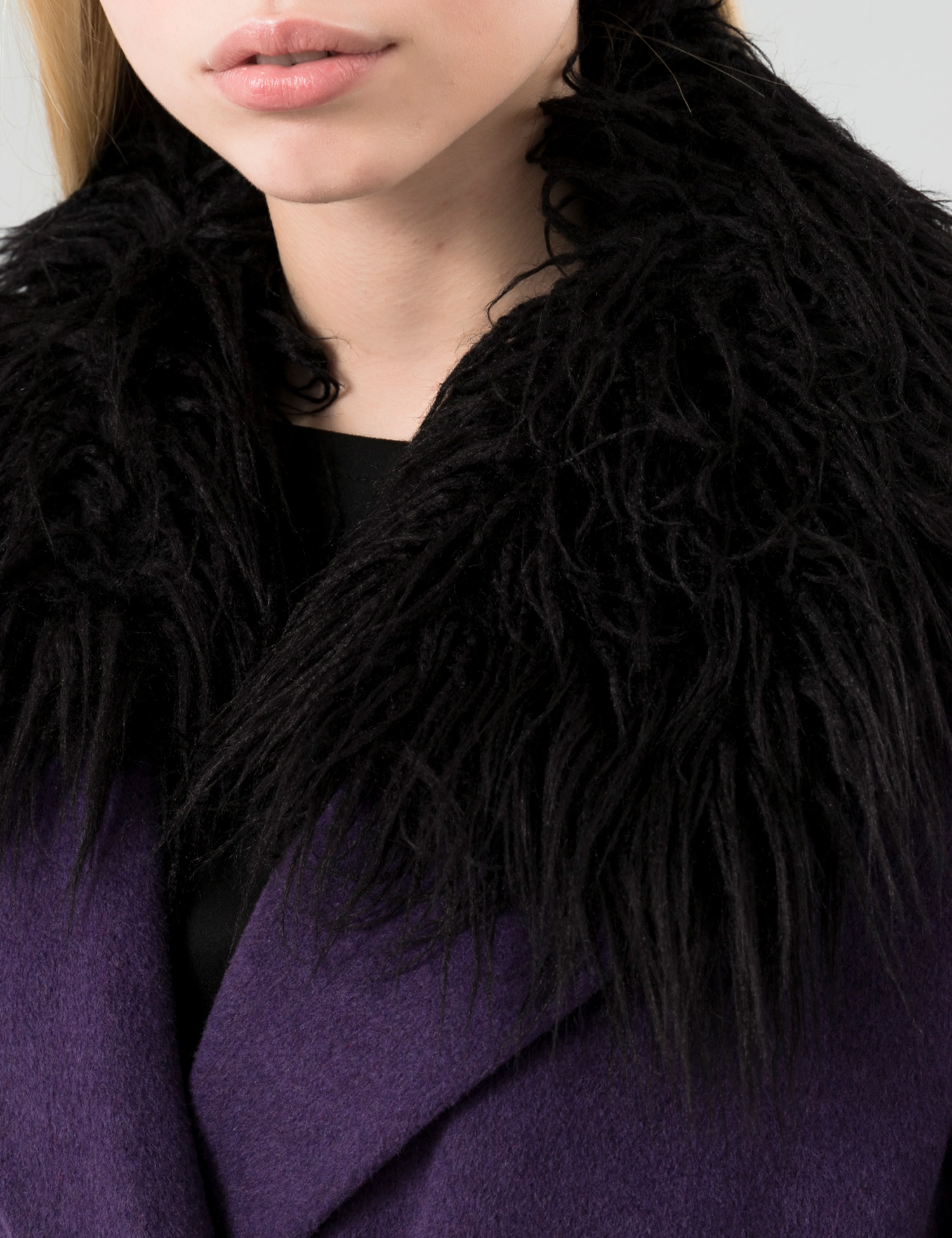 Картинка Жіноче фіолетове пальто
