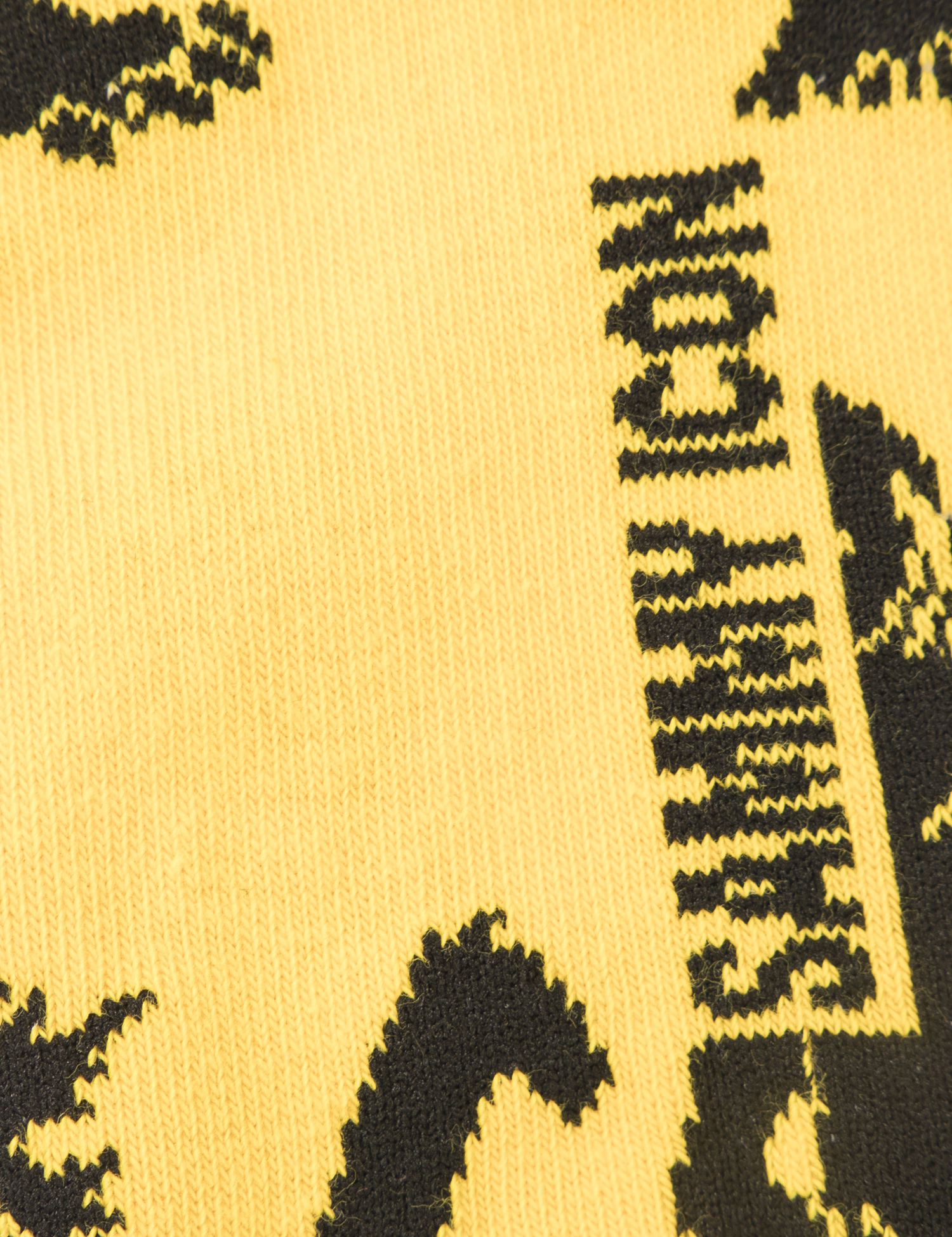 Картинка Чорно-жовті шкарпетки з візерунком