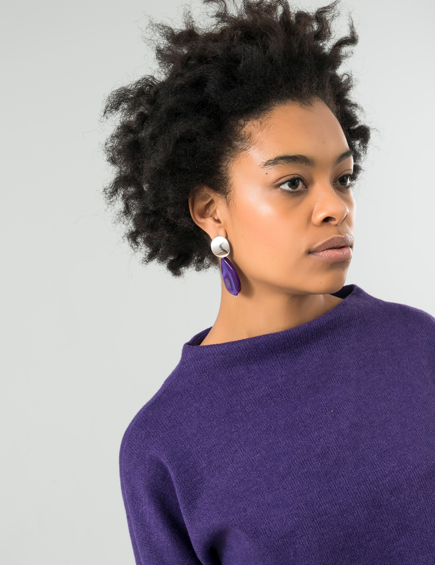 Картинка Жіночий фіолетовий светр