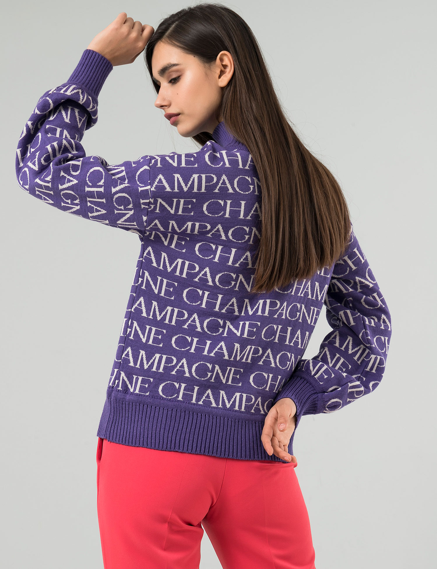 Картинка Жіночий фіолетовий светр