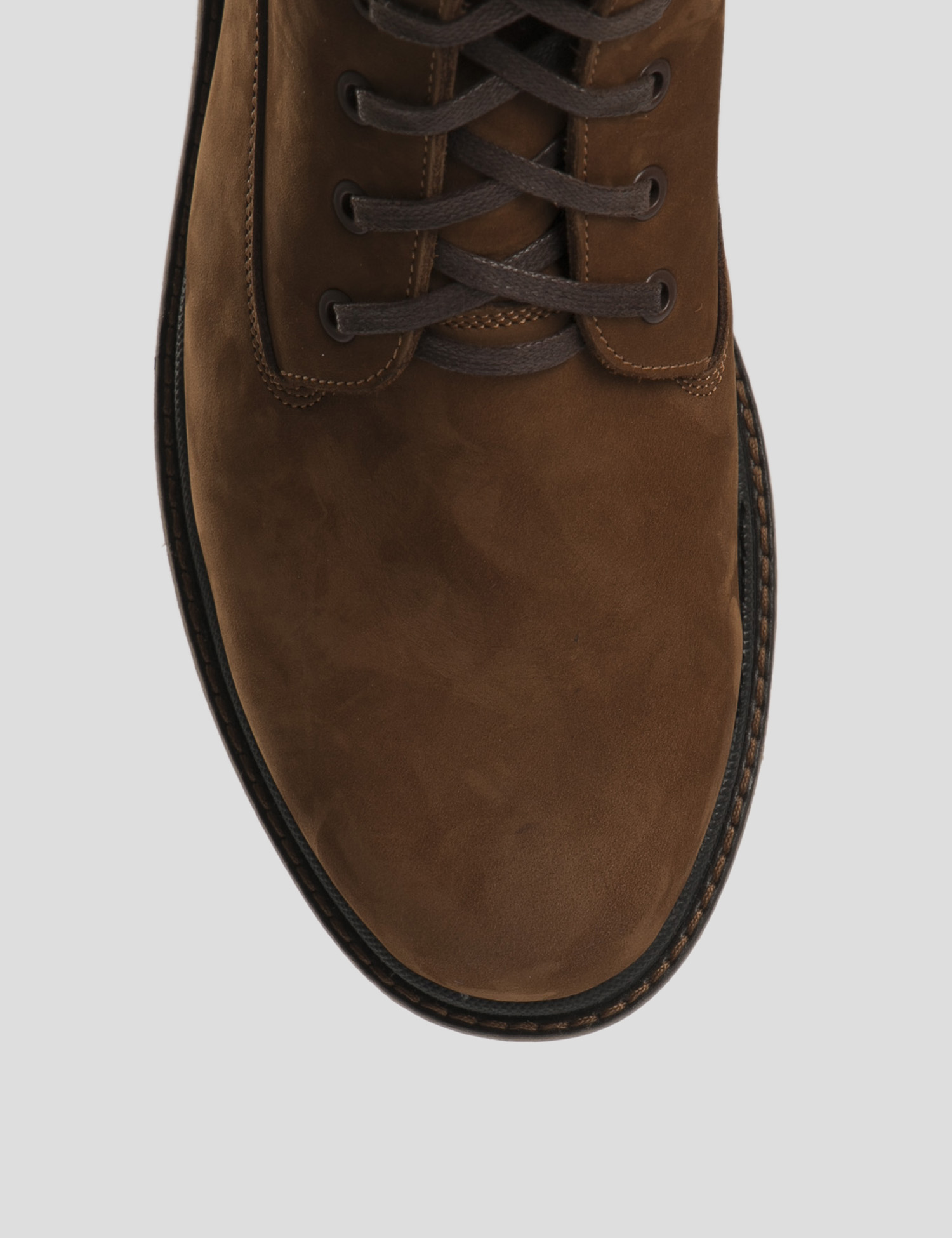 Картинка Чоловічі світло-коричневі нубукові черевики