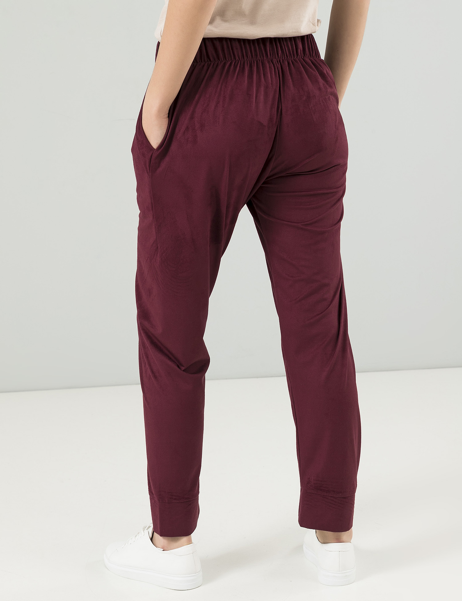 Картинка Жіночі бордові брюки