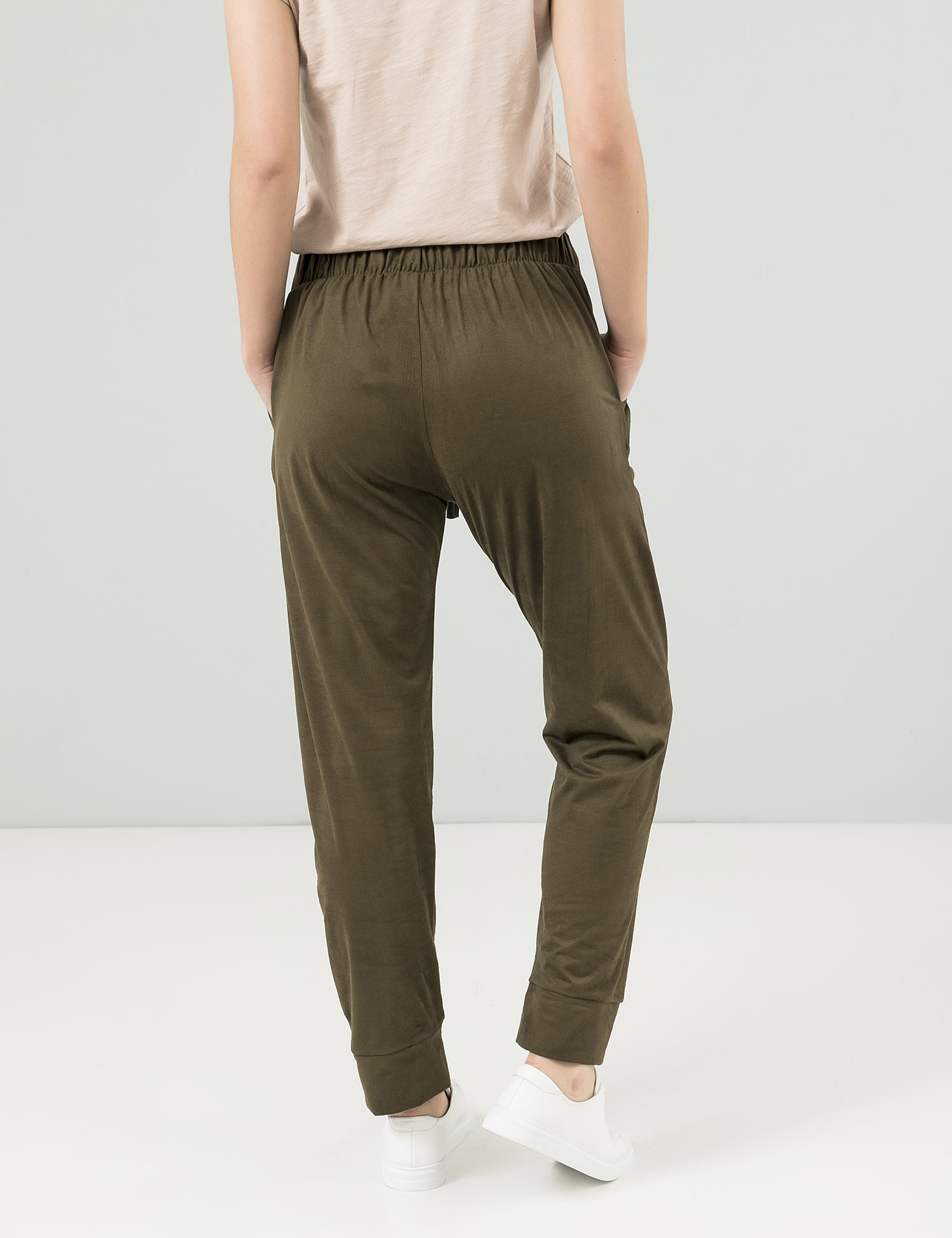 Картинка Жіночі темно-зелені брюки