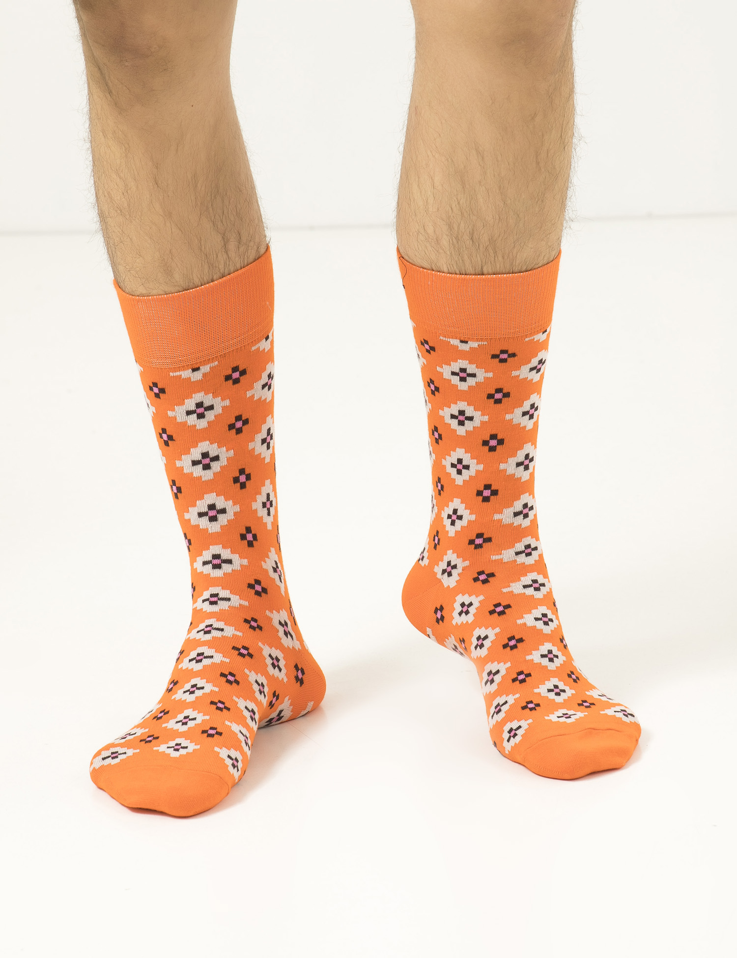 Картинка Чоловічі помаранчеві шкарпетки